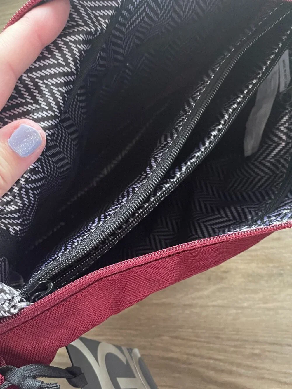 OGIO Brooklyn Burgundy Handbag Padded Tablet Holder & Shoulder Bag $29